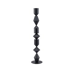 1-Light Black Iron Floor Lamp With A White Acrylic Shade