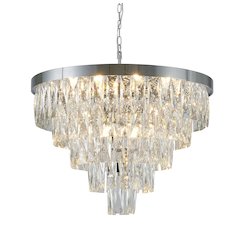 Bethel International Chandelier in Chrome Color