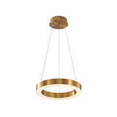 LED Chandelier Gold Metal