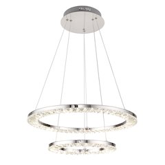 Bethel International LED Chandelier in Chrome Color