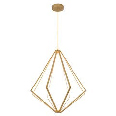8-Light Gold Metal LED Chandelier With Silicone Diffusers