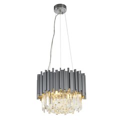 Bethel International Chandelier in Silver Color