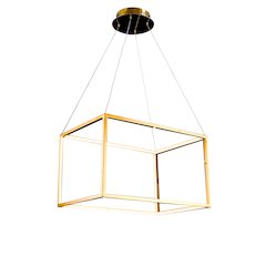 Bethel International LED Chandelier in Gold Color