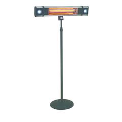 Infrared Electric Outdoor Heater - Freestanding With LED & Remote