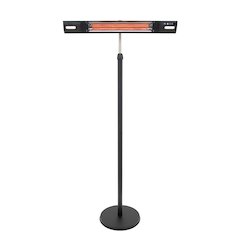 Infrared Electric Outdoor Heater - Freestanding With LED & Remote