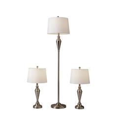 Glendale 3 Piece Floor and Table Lamp Set