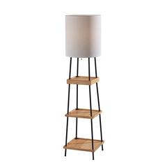 Henry AdessoCharge Shelf Floor Lamp- Natural