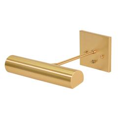 Direct Wire Contemporary 9" Satin Brass Picture Lights