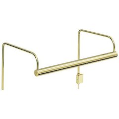 Slim-Line 11" Antique Brass Plug-In Picture Lights