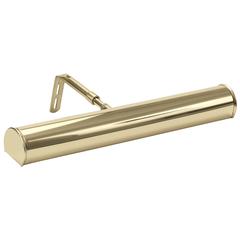 Advent 14" Polished Brass Battery Picture Lights Operated LED Picture Lights