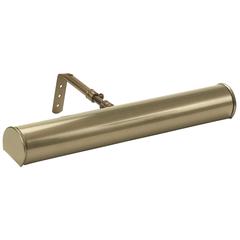 Advent 14" Antique Brass Battery Picture Lights Operated LED Picture Lights