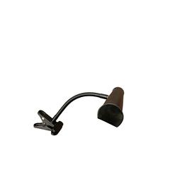 Battery Plug-In Clip On 14" Black textured LED Light clip