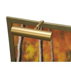 Contemporary 9" Gold Smooth Plug-In Picture Lights