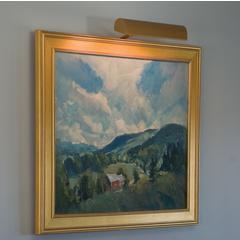 Traditional 8" Gold Plug-In Picture Lights