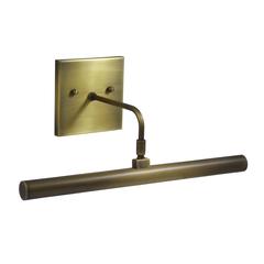 Direct Wire Slim-Line LED 14" Antique Brass Picture Lights