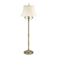 Newport 63" Antique Brass Bridge Floor Lamps