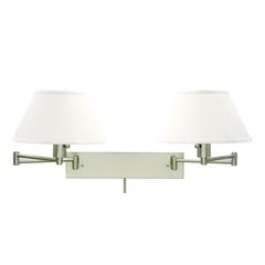 Home/Office Double Wall Swing Satin Brass