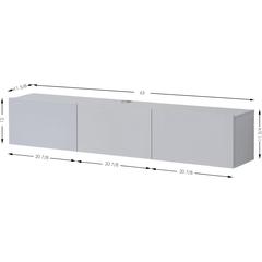 Atelier Mobili Floating TV Stand, TV Stand up to 75 inch TV