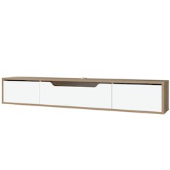 Floating TV Stand for Up to 80 Inch TVs – Wall Mounted Media Console