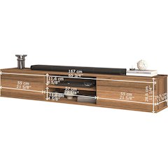 Floating TV Stand for 75 Inch TVs, Modern Entertainment Center