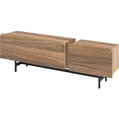 Tamesis Modern TV Stand – 72 Inch Media Console for 75-Inch TVs