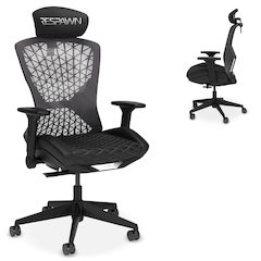 Ergonomic Mesh Office Gaming Chair - High Back - Stealth Black