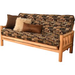 Lodge Frame-Natural Finish-Peter's Cabin Mattress