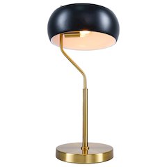 Flux Table Lamp - Black Outer - White Inner