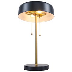 Obni Table Lamp with Black outer and White inner