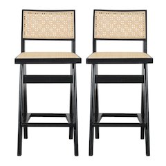 Keira Rattan Bar Stool (Set of 2)