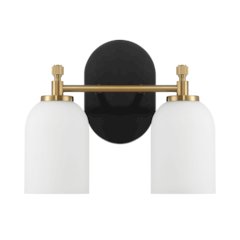 Two Lights Vanity in Traditional Style for Over Bathroom Mirror Wall Sconce