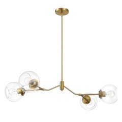 Jewel Four Lights Modern Farmhouse Chandelier