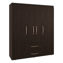 Extremoduro 4-Door Wardrobe with Drawers and Shelves for Storage, Modern Design