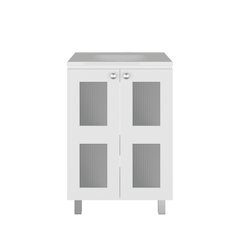 San Diego Two-Door Bathroom Cabinet with Internal Shelves for Efficient Storage