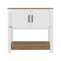Modern Coffee Station Cabinet with Storage and Functional Kitchen Organizer