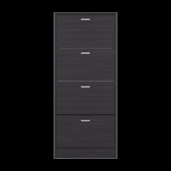 INOLA Vertical Shoe Cabinet with Doors for Home Organization, WENGUE