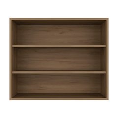 Chinle Wall Cabinet in Melamine with Open Storage