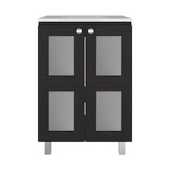 San Diego Two-Door Bathroom Cabinet with Internal Shelves for Efficient Storage