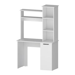 Rumford Computer Desk with Hutch and 3-Tier Storage Shelves