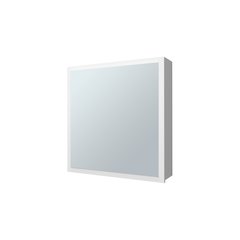 Morenci Medicine Cabinet With Included Mirror And 1 Door, White
