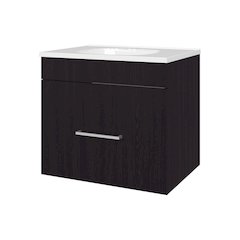 Story Floating Bathroom Vanity Set with Sink, One Drawer Wengue