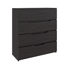 Bristol 4-Drawer Dresser – Modern and Functional Storage Solution, Wenge