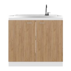 Extremo Kitchen Storage Cabinet with 2 Doors and 3 Shelves