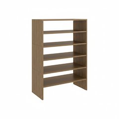 Orion Modern Shoe Rack Functional Design for Bedroom and Entryway, Natural Oak