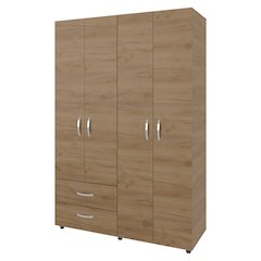 Fifty Modern 2-Door Wardrobe with Shelves and Drawers