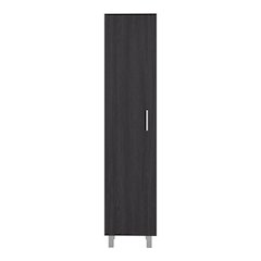 Vegas Storage Cabinet for Laundry Room with Fixed Shelves, Wenge