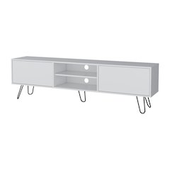 Selby TV Rack, Hairpin Leg Design with Spacious Storage