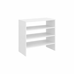 Berlin Shoe Rack with Open Shelves,  Ideal for Modern Home Spaces, White