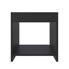 Anegam Nightstand with Open Storage, Wenge