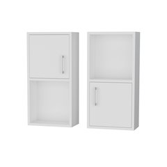 Dixie 2 bathroom medicine cabinets with storage with open shelf
